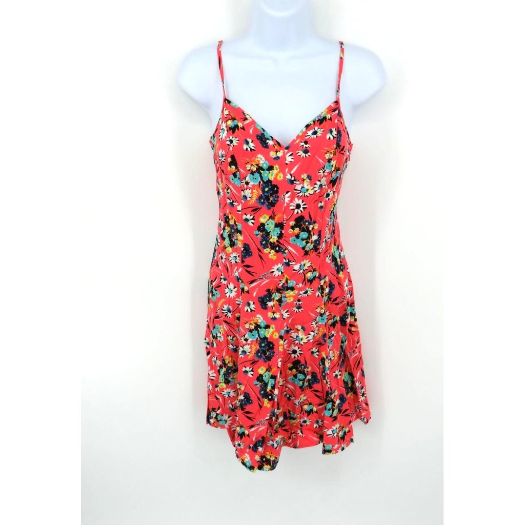 L'amour Juniors Spaghetti Strap Floral Dress Xs Nwt $42
